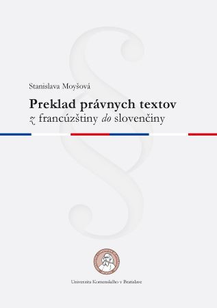 Preklad právnych textov z francúzštiny do slovenčiny