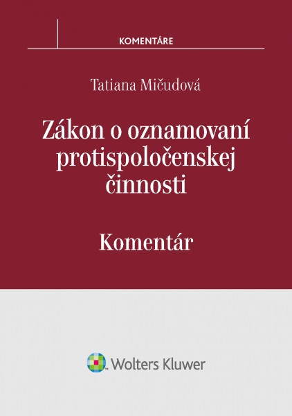 Zákon o oznamovaní protispoločenskej činnosti