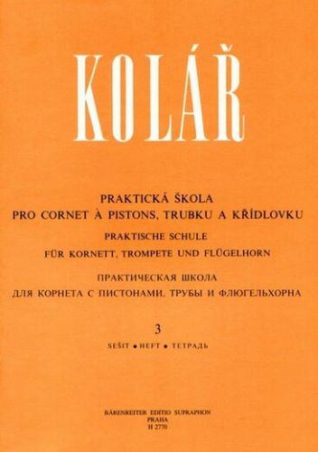 Praktická škola pro cornet á pistons, trubku a křídlovku 3