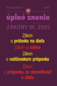 Aktualizácia III/7 / 2022 - Zákon o rodine, prídavky na deti