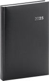 Denný diár Balacron 2025, čierny, 15 × 21 cm