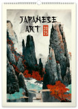 Nástenný kalendár Vintage plagáty – japonské umenie 2025, 33 × 46 cm