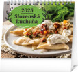 Stolový kalendár Slovenská kuchyňa 2025, 16,5 × 13 cm